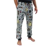 Disney Nightmare Before Christmas Herren Holiday Jogger Lounge Pyjamahose, GRAU, X-Small