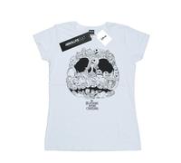 Disney - "Nightmare Before Christmas Jack Skellington Jack-O-Lanterns" T-Shirt für Damen (Weiß) M
