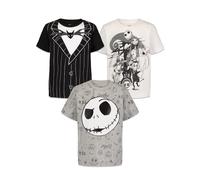 Disney Nightmare Before Christmas Jack Skellington Oogie Boogie Sally 3er-Pack T-Shirts fr groe Jungen 1820