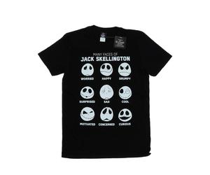 Disney - "Nightmare Before Christmas Many Faces Of Jack" T-Shirt für Herren (Schwarz) 2XL