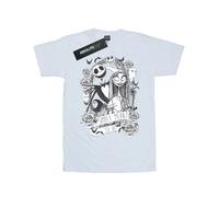 Disney - "Nightmare Before Christmas Simply Meant To Be" T-Shirt für Damen (Weiß) 2XL