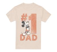 Disney - "Number 1 Dad" T-Shirt für Herren (Natürlich) XL