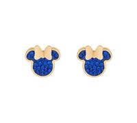 Disney Ohrstecker Minnie Maus, Medizinischer Edelstahl Hypoallergen, Zirkonia, für Mädchen, Fertig zum Verschenken, Offizieller Disney Schmuck