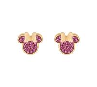 Disney Ohrstecker Minnie Maus, Medizinischer Stahl Hypoallergen, Zirkonia, für Mädchen, Fertig zum Verschenken, Offizieller Disney Schmuck
