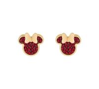 Disney Ohrstecker Minnie Maus, Medizinischer Stahl Hypoallergen, Zirkonia, für Mädchen, Fertig zum Verschenken, Offizieller Disney Schmuck