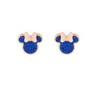 Disney Ohrstecker Minnie Maus, Medizinischer Stahl Hypoallergen, Zirkonia, für Mädchen, Fertig zum Verschenken, Offizieller Disney Schmuck