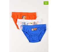 Disney Paw Patrol 3er-Set: Slips "Paw Patrol" in Orange - Größe 110/116 | Kinder Waesche