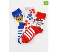 Disney Paw Patrol 3er-Set: Socken "Paw Patrol" in Blau - Größe 23-26 | Babysocken Strumpfhosen