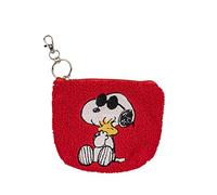 DISNEY Peanuts Snoopy Schlüsselanhänger in Rot und Weiß, Rot, Weiß und Schwarz, Einheitsgröße, Modern