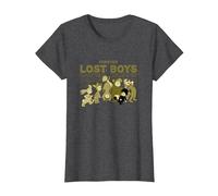Disney Peter Pan Forever Lost Boys T-Shirt, Damen, Anthrazit Meliert, XXL