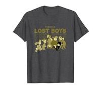 Disney Peter Pan Forever Lost Boys T-Shirt, Herren, Anthrazit Meliert, 6XL
