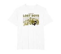 Disney Peter Pan Forever Lost Boys T-Shirt, Herren Große Größen, Weiß, 3X Tall