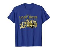 Disney Peter Pan Forever Lost Boys T-Shirt, Herren, Königsblau, 3XL