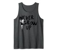 Disney Peter Pan Tinker Bell Never Grow Up Graffiti Tank Top