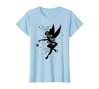 Disney Peter Pan Tinker Bell Pixie Dust Silhouette T-Shirt T-Shirt