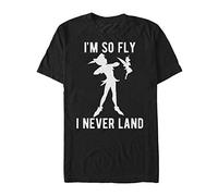 Disney Unisex Peter Pan Tinkerbell I'm So Fly I Neverland Graphic T-Shirt, Schwarz, 3XL