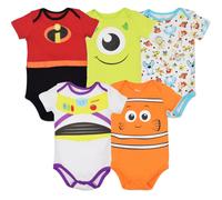 Disney Pixar Baby-Jungen-Bodys im 5er-Pack, 12 Monate