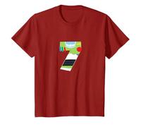 Disney & Pixar Buzz Lightyear Numbers 7 Seventh 7th Birthday T-Shirt