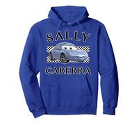 Disney Pixar Cars Sally Carerra Finish Line Poster Pullover Hoodie, Unisex für Erwachsene, Königsblau, L