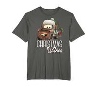 Disney Pixar Cars Tow Mater Weihnachten Wishes Portrait T-Shirt