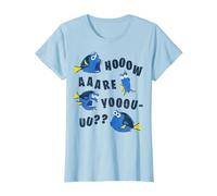 Disney Pixar Finding Dory How Are You Whale Talk Text T-Shirt, Damen, Himmelblau, S