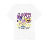 Disney Pixar Inside Out 2 It's Bloofy And Pouchy Big Poster T-Shirt, Damen Große Größen, Weiß, 5X
