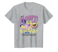 Disney Pixar Inside Out 2 It's Bloofy And Pouchy Big Poster T-Shirt, Kinder, Grau Meliert, 128