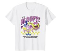 Disney Pixar Inside Out 2 It's Bloofy And Pouchy Big Poster T-Shirt, Kinder, Weiß, 140