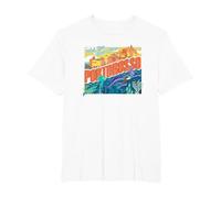 Disney Pixar Luca Portorosso Wish You Were Here T-Shirt, Herren Große Größen, Weiß, 2X Tall
