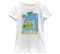 Disney Pixar Mädchen Monsters At Work Mike N Sully Work T-shirt T-Shirt, Weiß, S