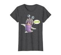 Disney Pixar Monsters Inc. Boo Dance Graphic T-Shirt T-Shirt, Damen, Anthrazit Meliert, XS
