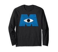 Disney Pixar Monsters University Distressed Logo Langarmshirt