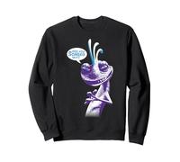 Disney Pixar Monsters University Randall Are You Scared Text Sweatshirt, Unisex für Erwachsene, Schwarz, M