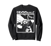 Disney Pixar Ratatouille Chef Remy Sweatshirt, Unisex für Erwachsene, Schwarz, L