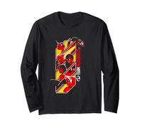 Disney Pixar The Incredibles 2 Vintage Team Incredible Logo Langarmshirt, Unisex für Erwachsene, Schwarz, L