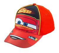 Disney Pixar Toddler Boys Cars Lightning McQueen Baseball Cap Age 2-5 Red