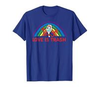 Disney Pixar Toy Story 4 Forky Rainbow Love is Trash T-Shirt, Herren, Königsblau, L