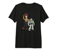 Disney Pixar Toy Story 4 Woody and Buzz Lightyear T-Shirt Premium T-Shirt