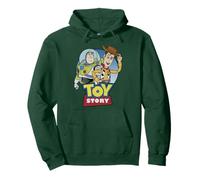 Disney Pixar Toy Story Buzz and Woody Filmlogo Pullover Hoodie