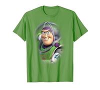 Disney Pixar Toy Story Buzz Lightyear 3D Portrait T-Shirt, Herren, Hellgrün, XL