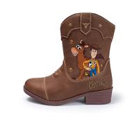 Disney Pixar Toy Story Cowboystiefel für Kleinkinder, Solid Brown Woody/Bullseye, Größe 7 Little Kid