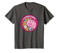 Disney Pixar Toy Story Hamm Zodiac Capricorn T-Shirt, Kinder, Anthrazit, 152