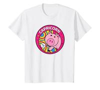 Disney Pixar Toy Story Hamm Zodiac Capricorn T-Shirt, Kinder, Weiß, 92