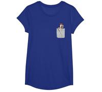 Disney Pixar Toy Story Woody T-Shirt mit Kunstdruck an der Tasche T-Shirt, Mädchen, Königsblau, L