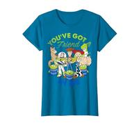 Disney Pixar Toy Story You've Got A Friend In Me Group Shot T-Shirt, Damen, Saphir, S