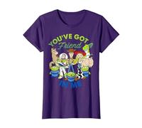 Disney Pixar Toy Story You've Got A Friend In Me Group Shot T-Shirt, Damen, Violett, S