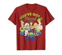 Disney Pixar Toy Story You've Got A Friend In Me Group Shot T-Shirt, Herren, Cranberry, XL