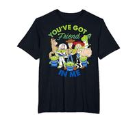 Disney Pixar Toy Story You've Got A Friend In Me Group Shot T-Shirt, Herren Große Größen, Schwarz, 3X Tall