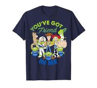Disney Pixar Toy Story You've Got A Friend In Me Group Shot T-Shirt, Herren, Marineblau, 6XL