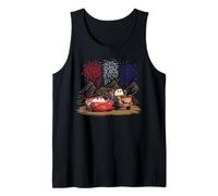 Disney & Pixar's Cars Lightning Mater 4th of July Fireworks Tank Top